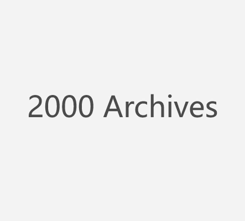 2000 Archives