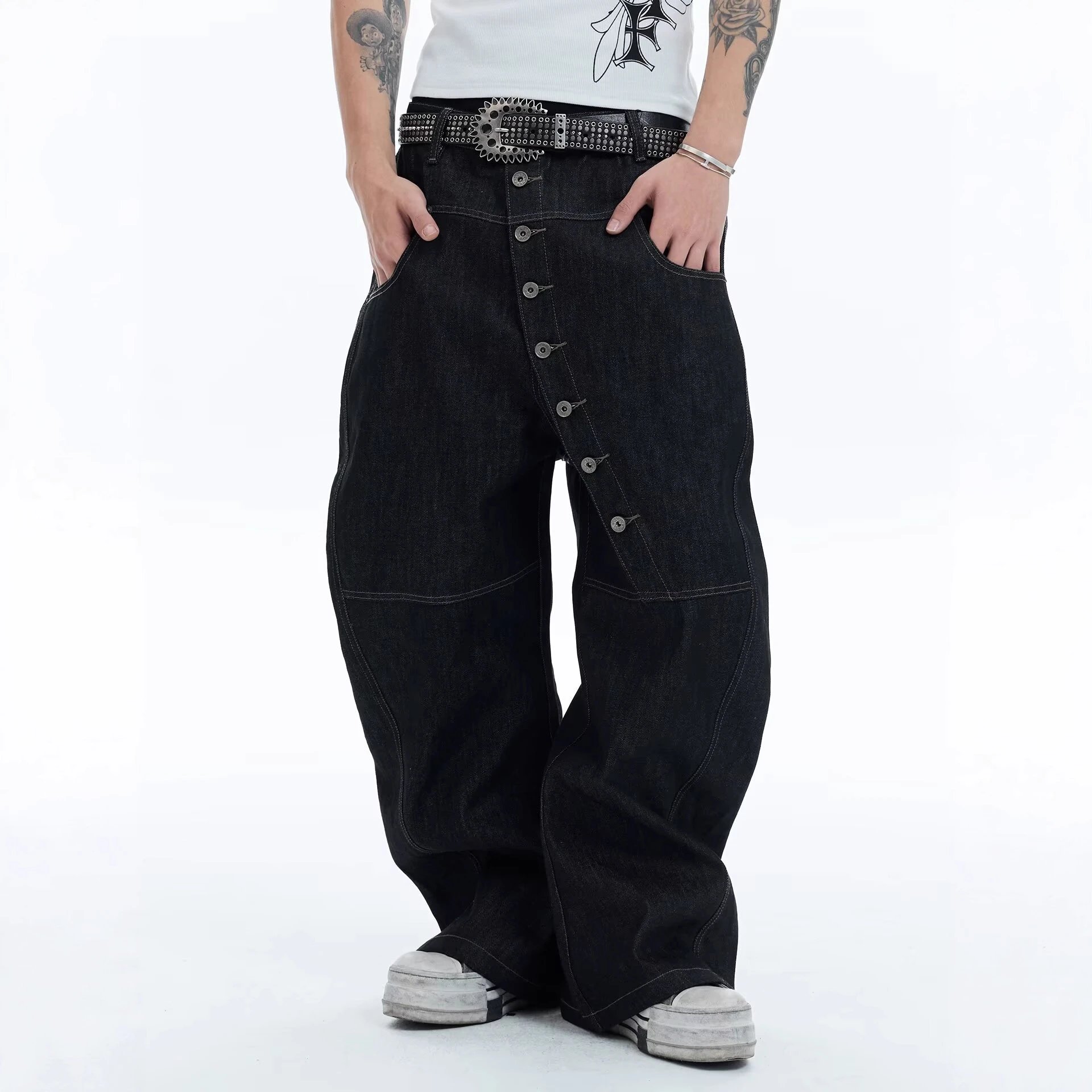 Black Wide Leg Jeans