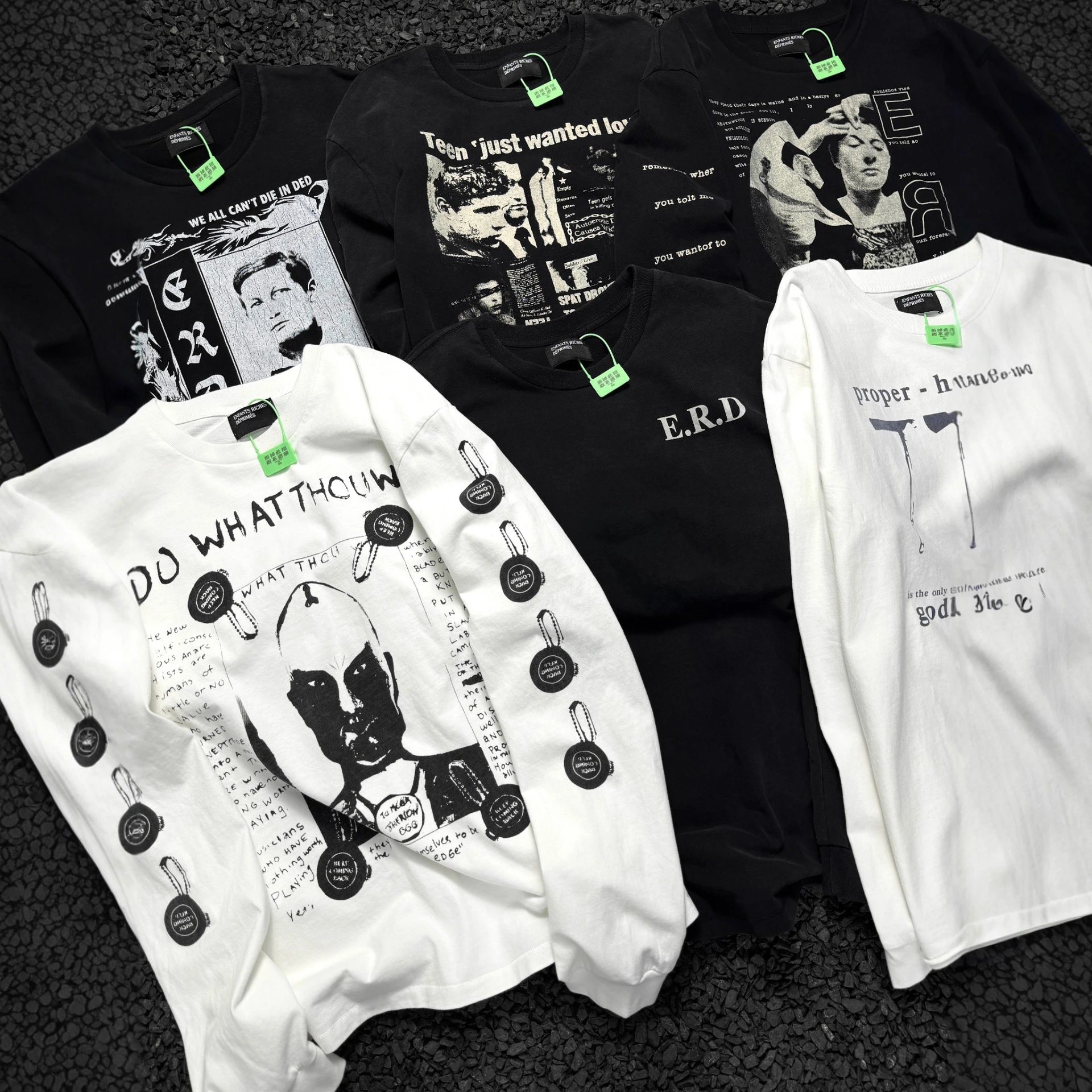 E.R.D Black Long Sle