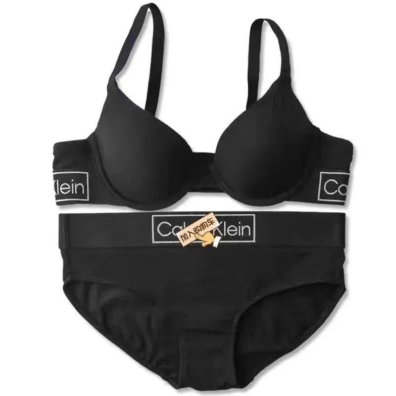 Calvin Klein Black Underwire Bra Set