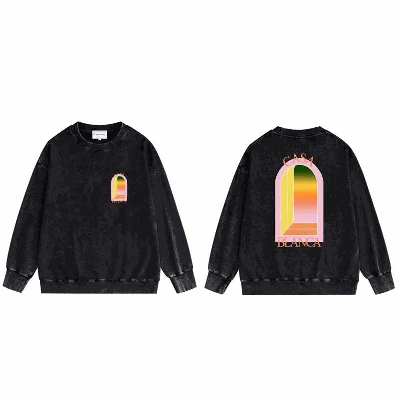 Casa Blanca Black Long Sleeve Sweatshirt