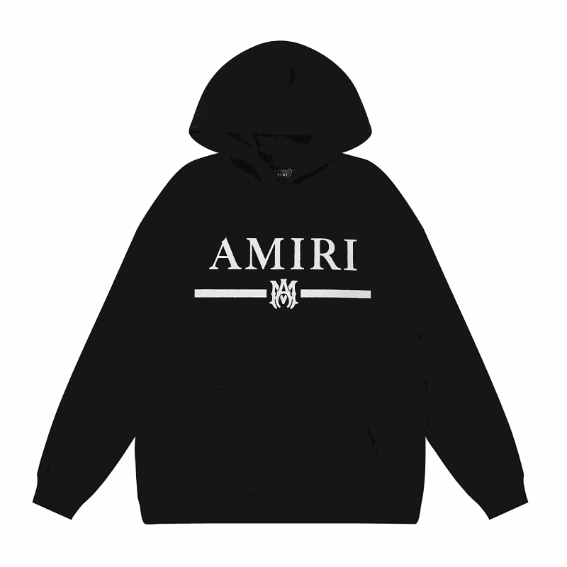 Amiri Black Hooded Sweatshirt