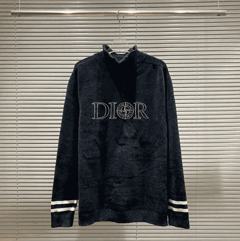 Dior Black High Neck Sweater