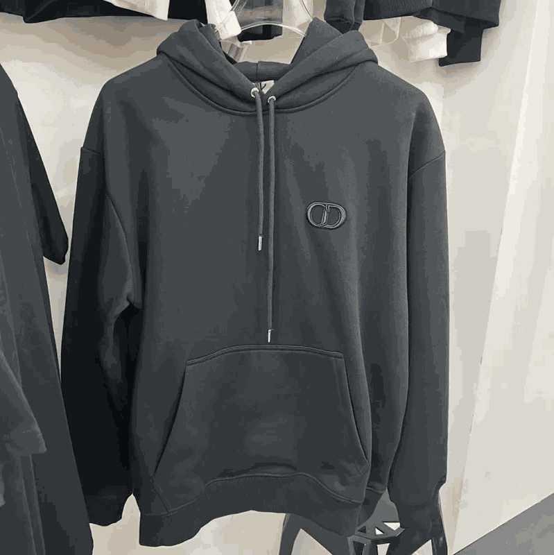 Dior Black Hooded Sweatshirt