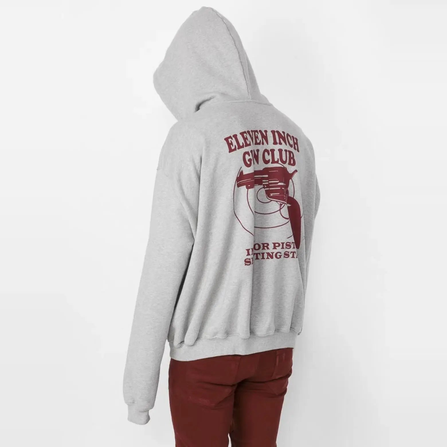 Eleven Inch Gun Club Grey Hoodie