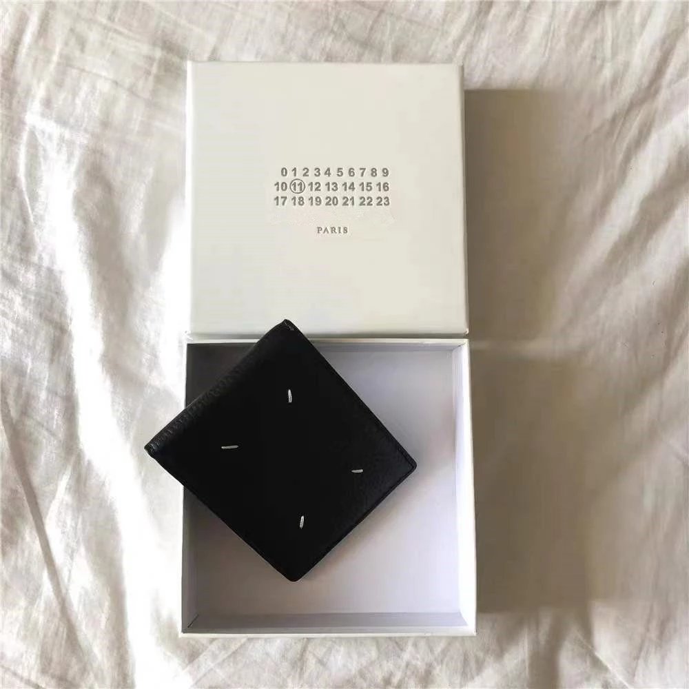 Maison Margiela Black Leather Wallet