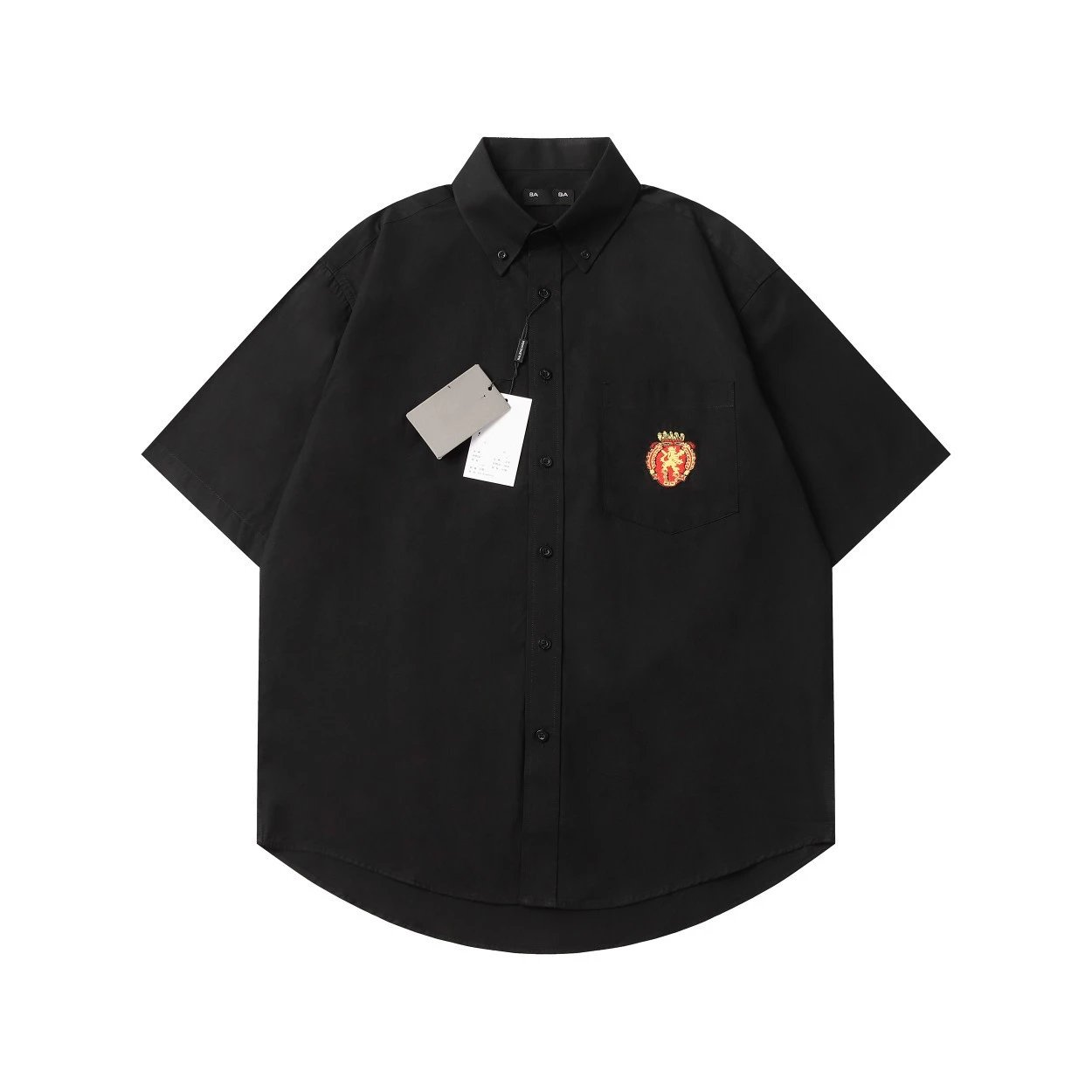 Balenciaga Black Short Sleeve Shirt