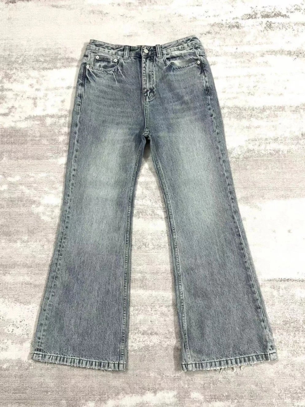 Light Blue High Waist Flare Jeans