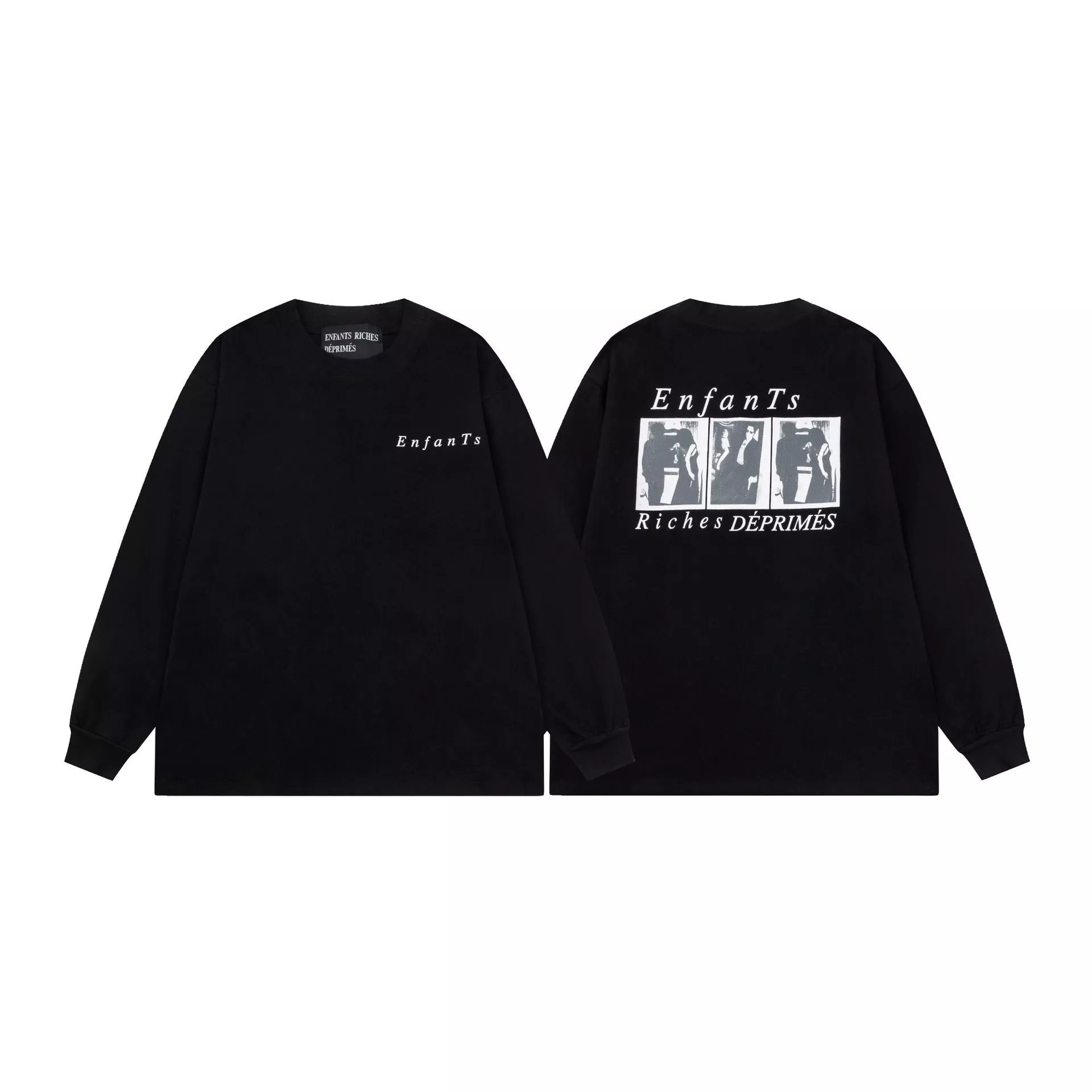 EnfantS Black Long Sleeve T-Shirt