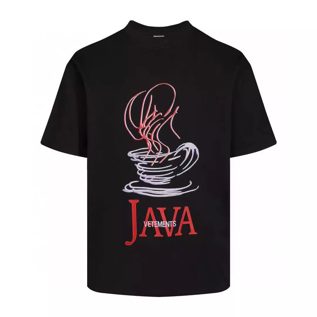 Vetements Black Java T-Shirt