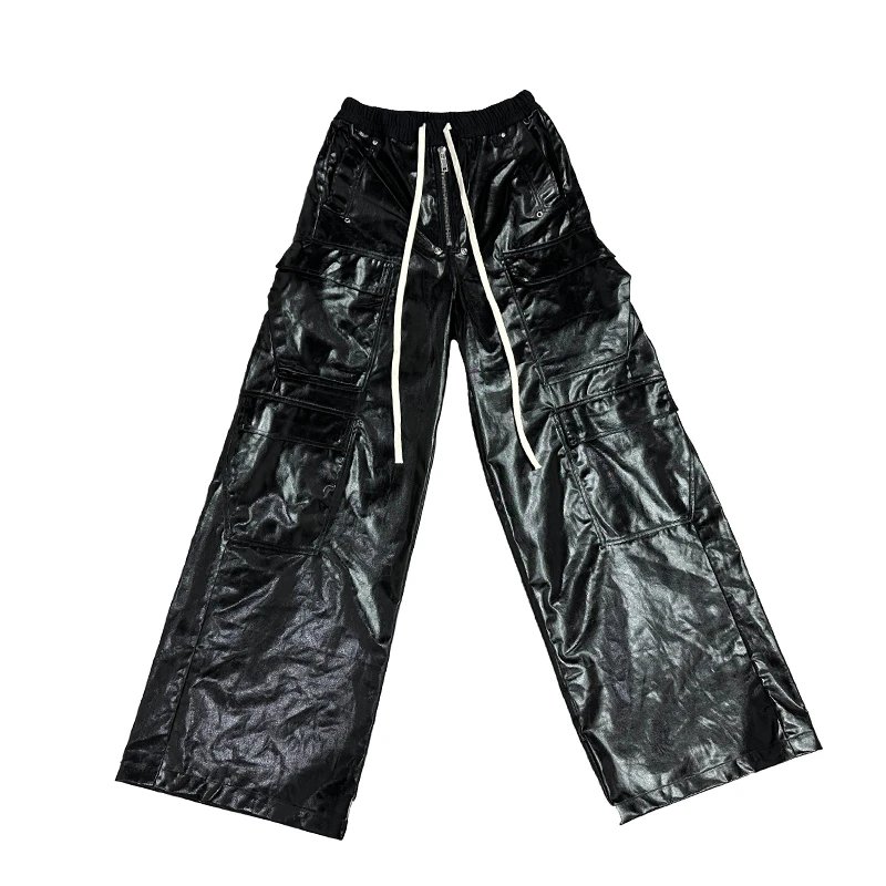 Black Leather Cargo 