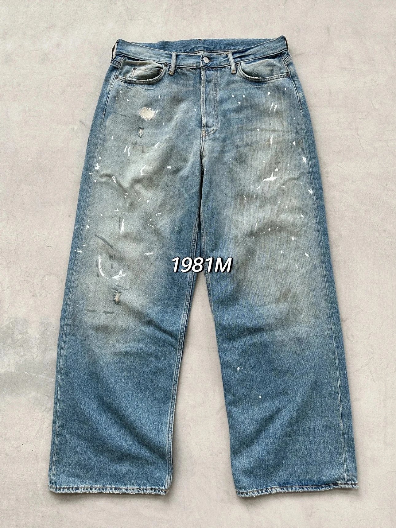 1981M Blue Wide Leg Jeans