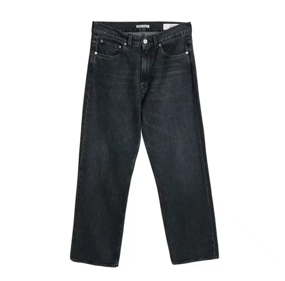 Our Legacy Black Straight Leg Jeans