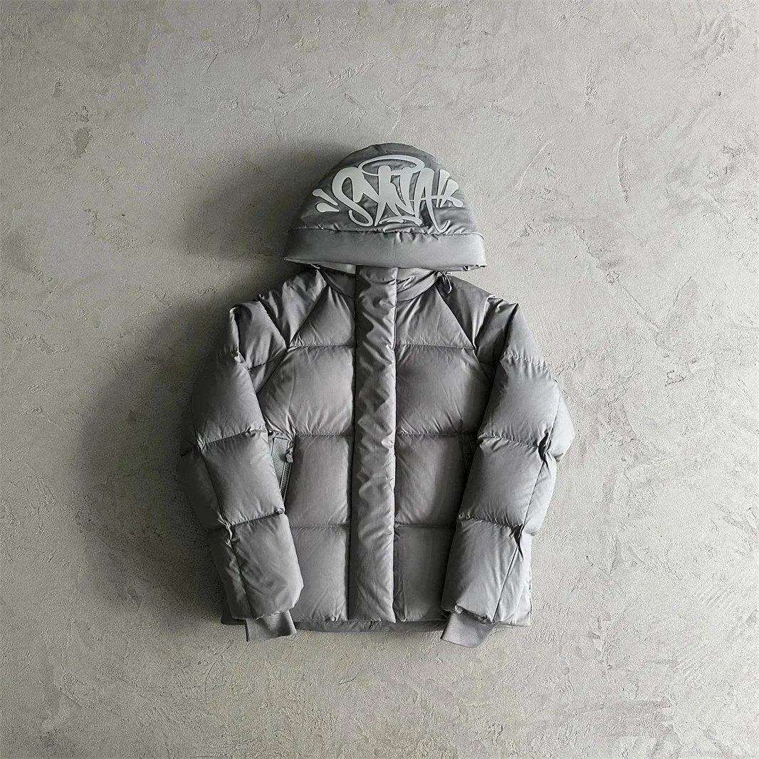 SKAL Grey Hooded Puffer Jacket