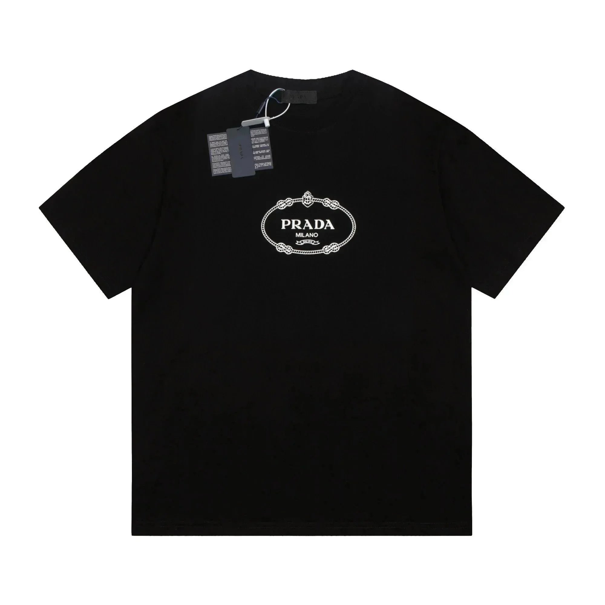 Prada Black Short Sleeve T-Shirt