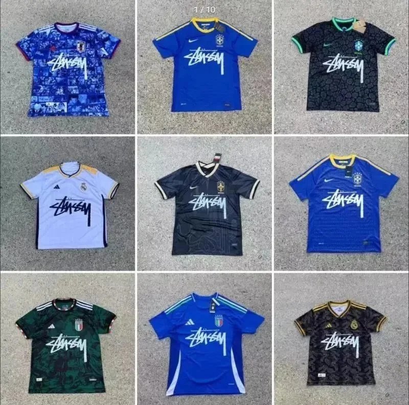 Stussy Blue Short Sleeve Jersey