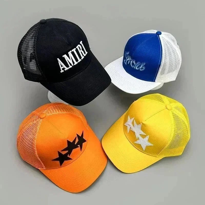 Amiri Black Mesh Baseball Cap