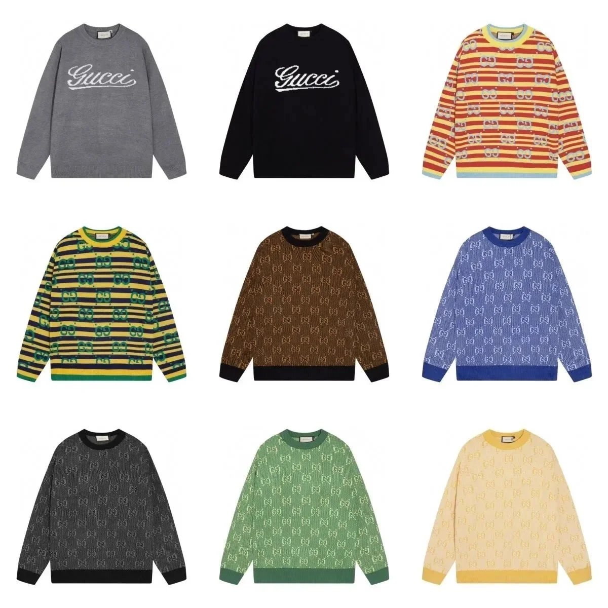 Gucci Colorful Knit Sweaters