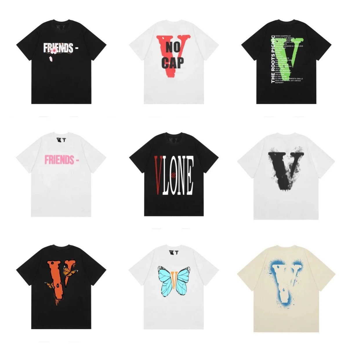 Vlone Black and Whit