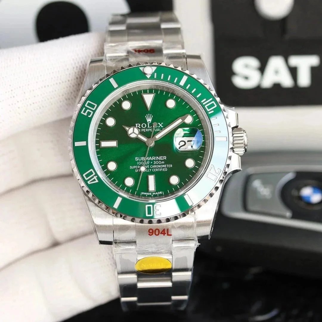 Rolex Green Submariner Watch