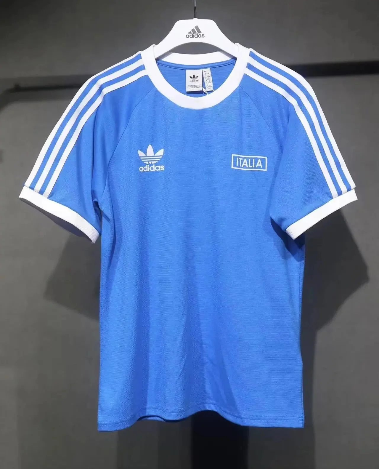 Adidas Blue Italia Short Sleeve Tee