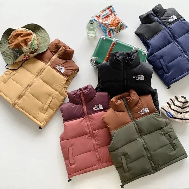 The North Face Colorblock Puffer Vest