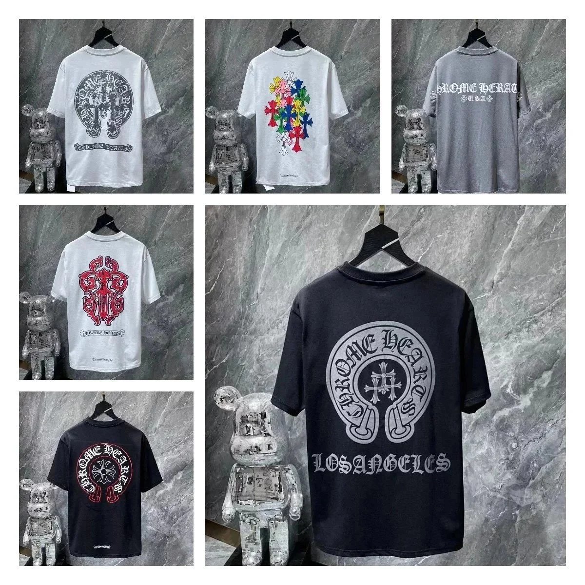 Chrome Hearts Black Short Sleeve T-Shirt