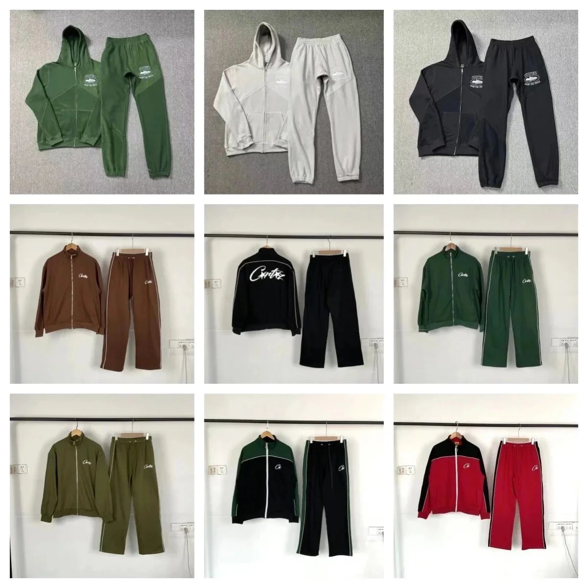 Cortes Green Hoodie and Pants Set
