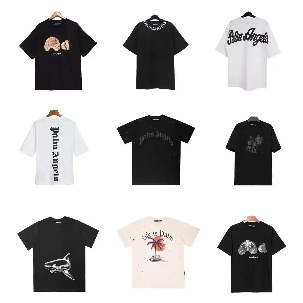 Palm Angels Black Short Sleeve T-Shirt