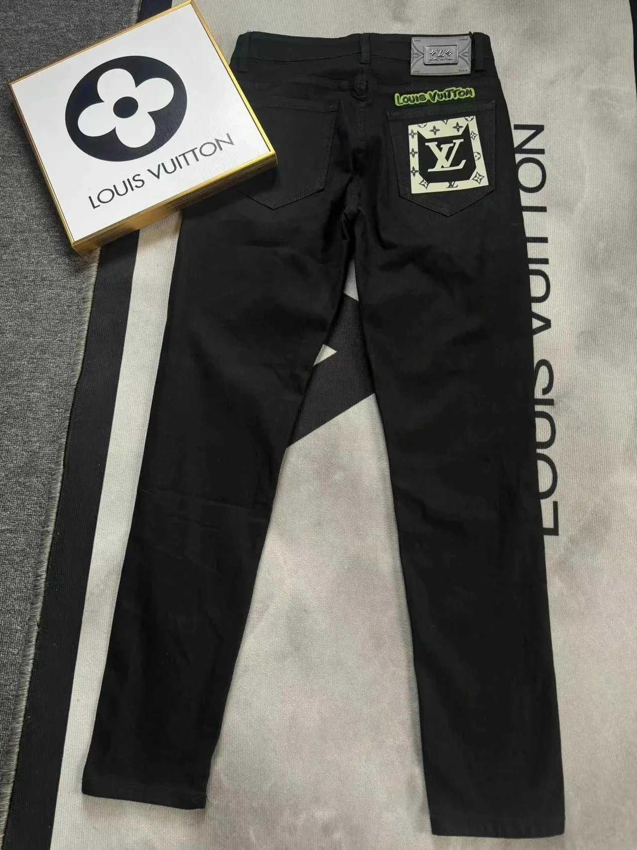 Louis Vuitton Black Jeans