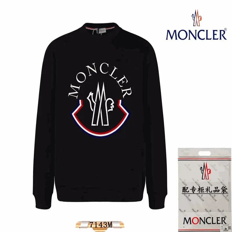 Moncler Black Logo Sweatshirt