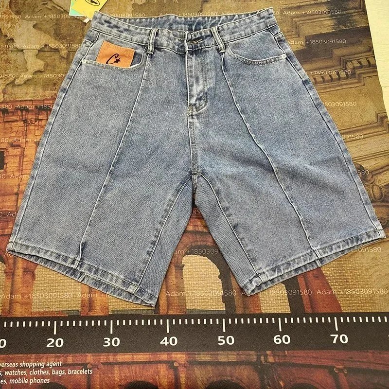 Light Blue Denim Shorts