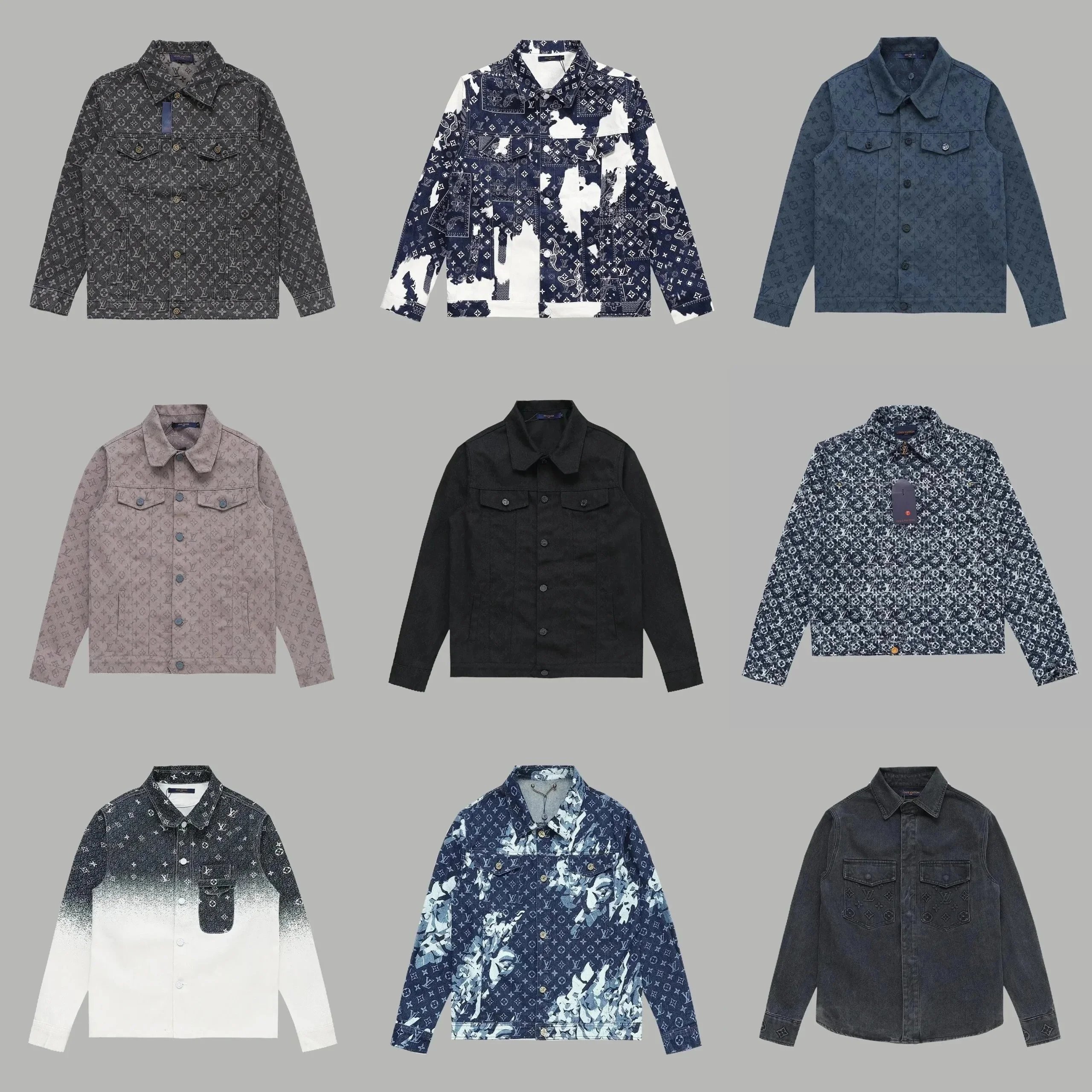 Louis Vuitton Patterned Denim Jacket