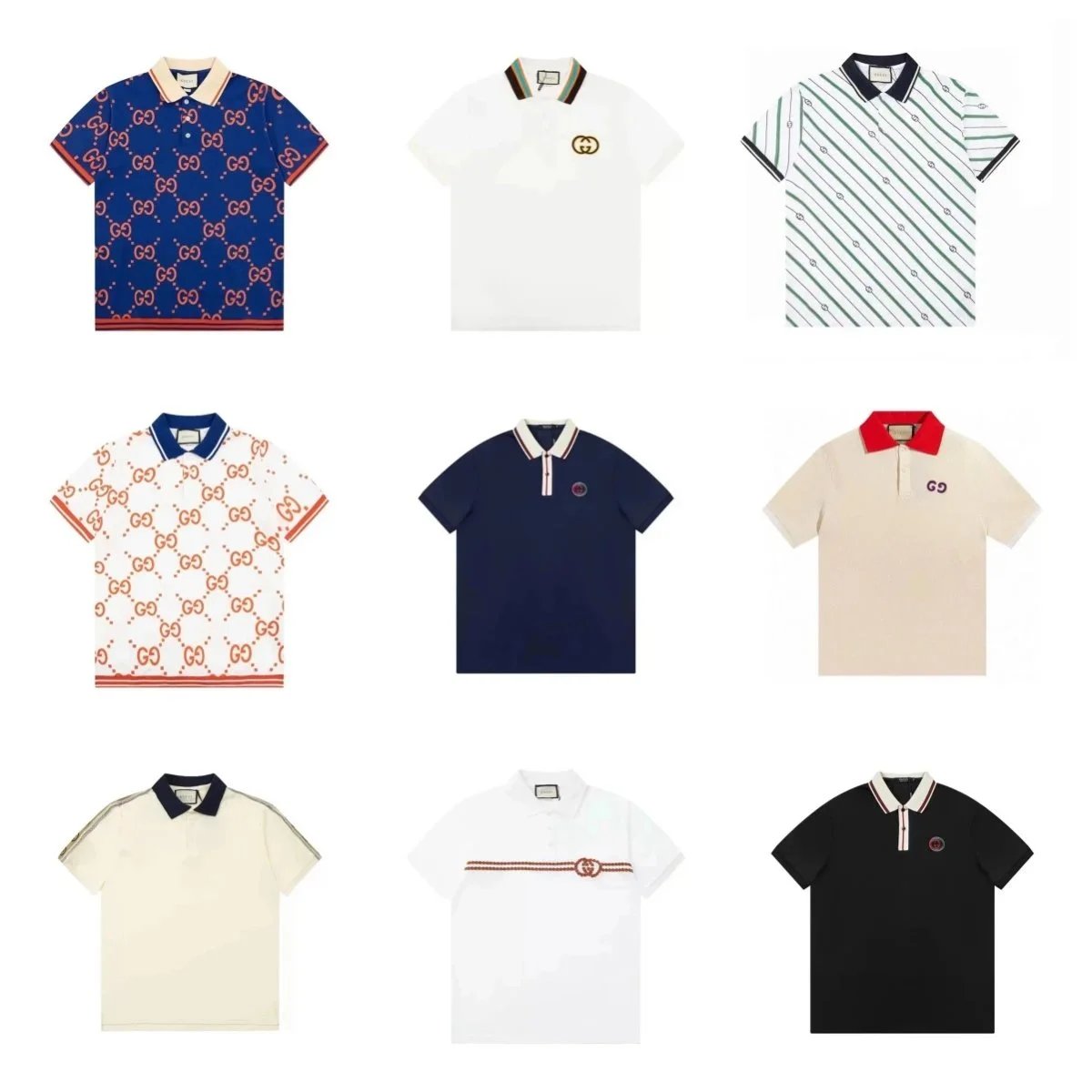 Gucci Colorful Polo Shirts Collection