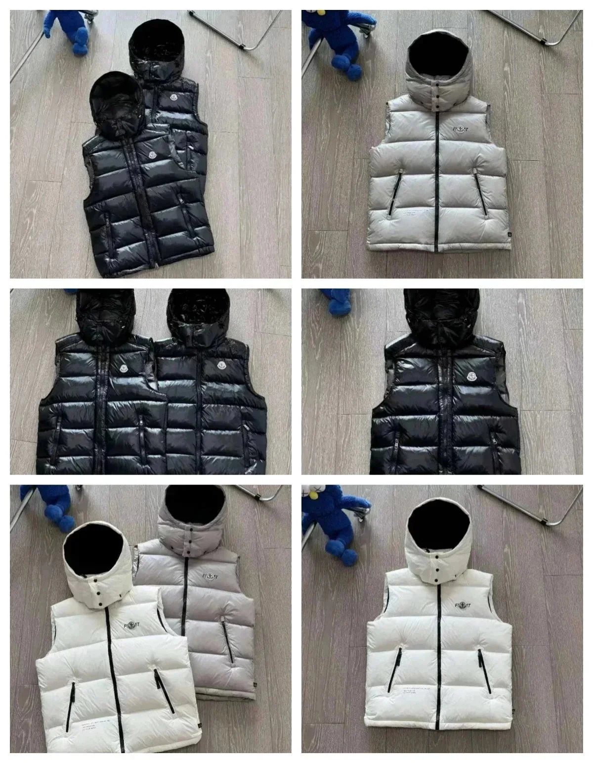 Moncler Black and Wh