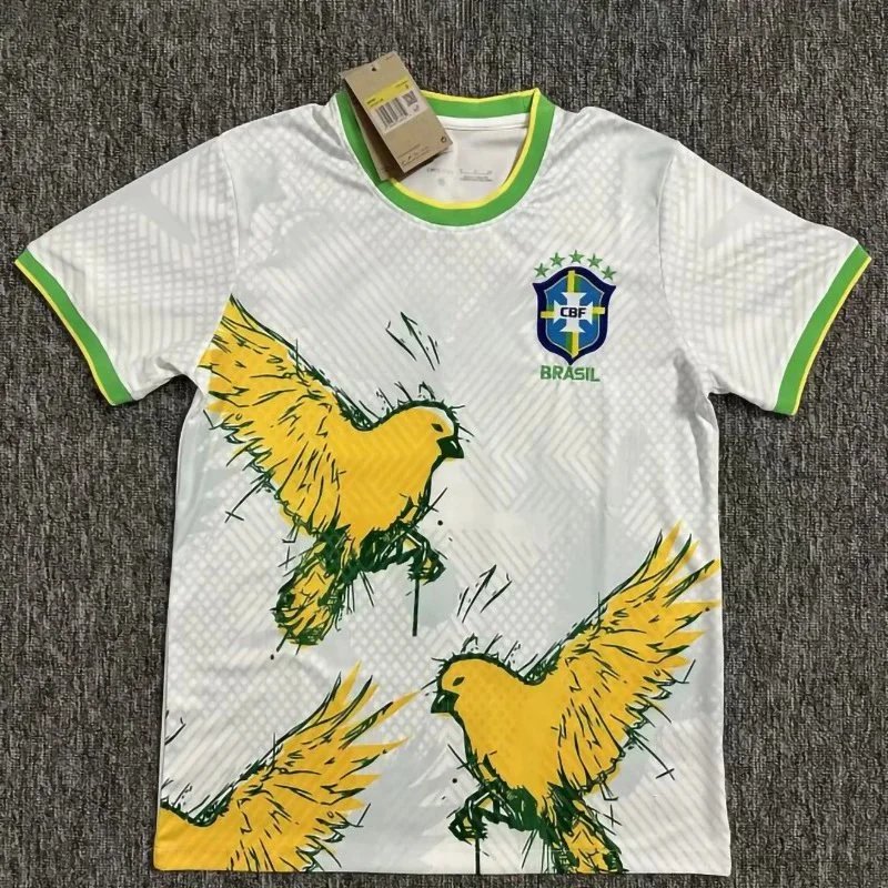 Adidas White Brazil Football Jersey