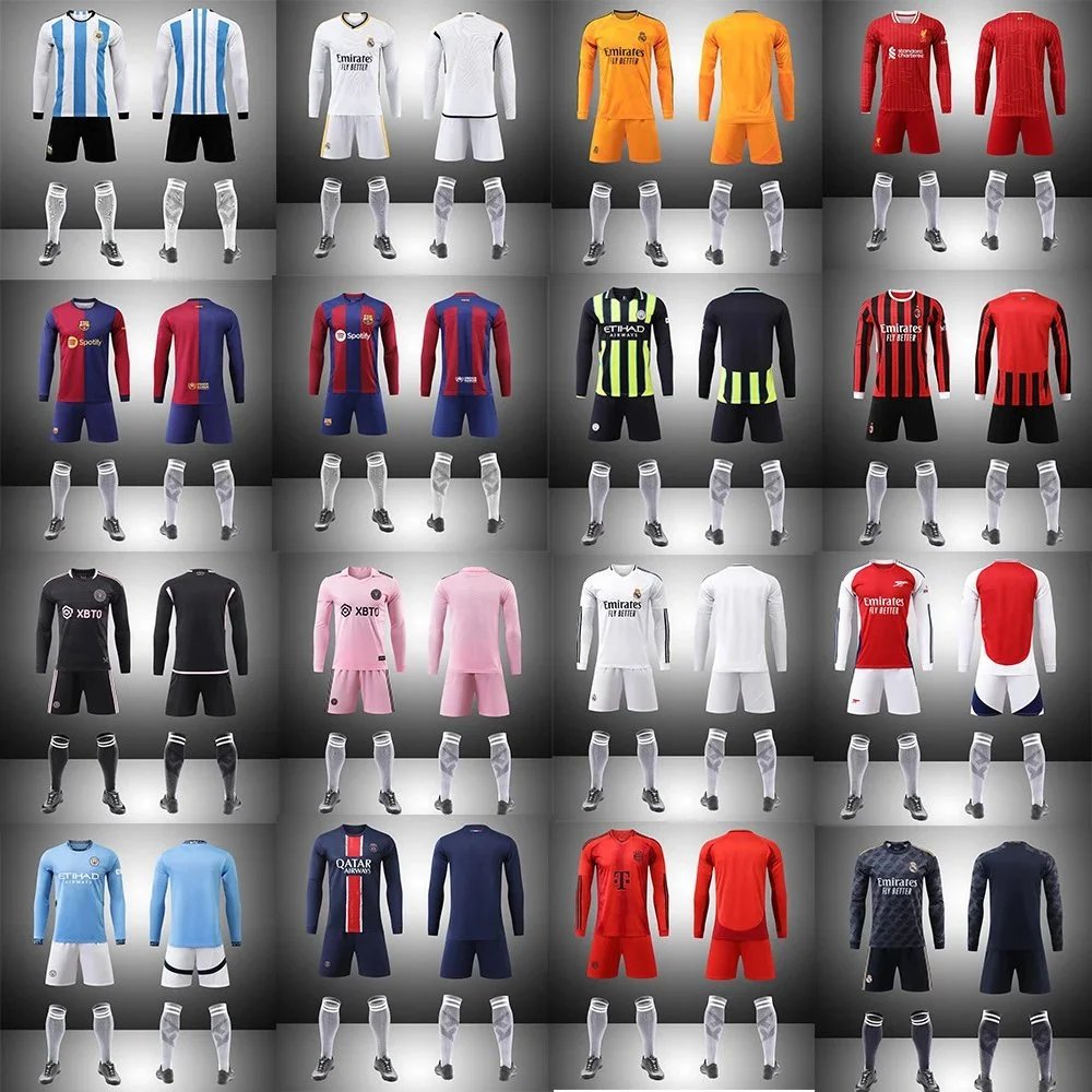 Assorted Football Kits with Shorts and Socks