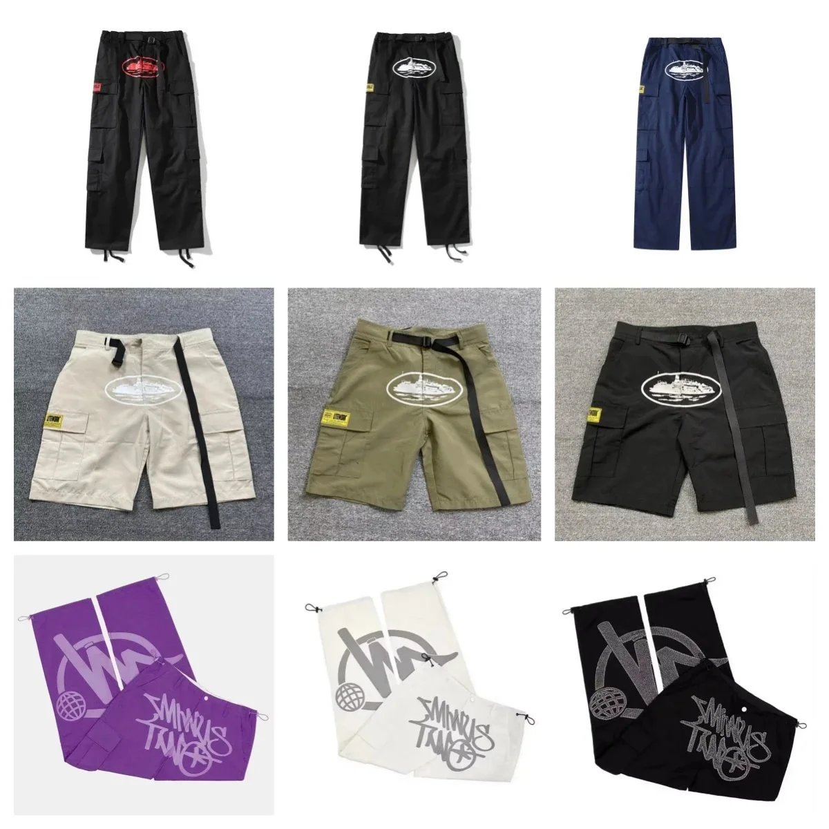SMINKUS TRAVEL Cargo Pants and Shorts Set