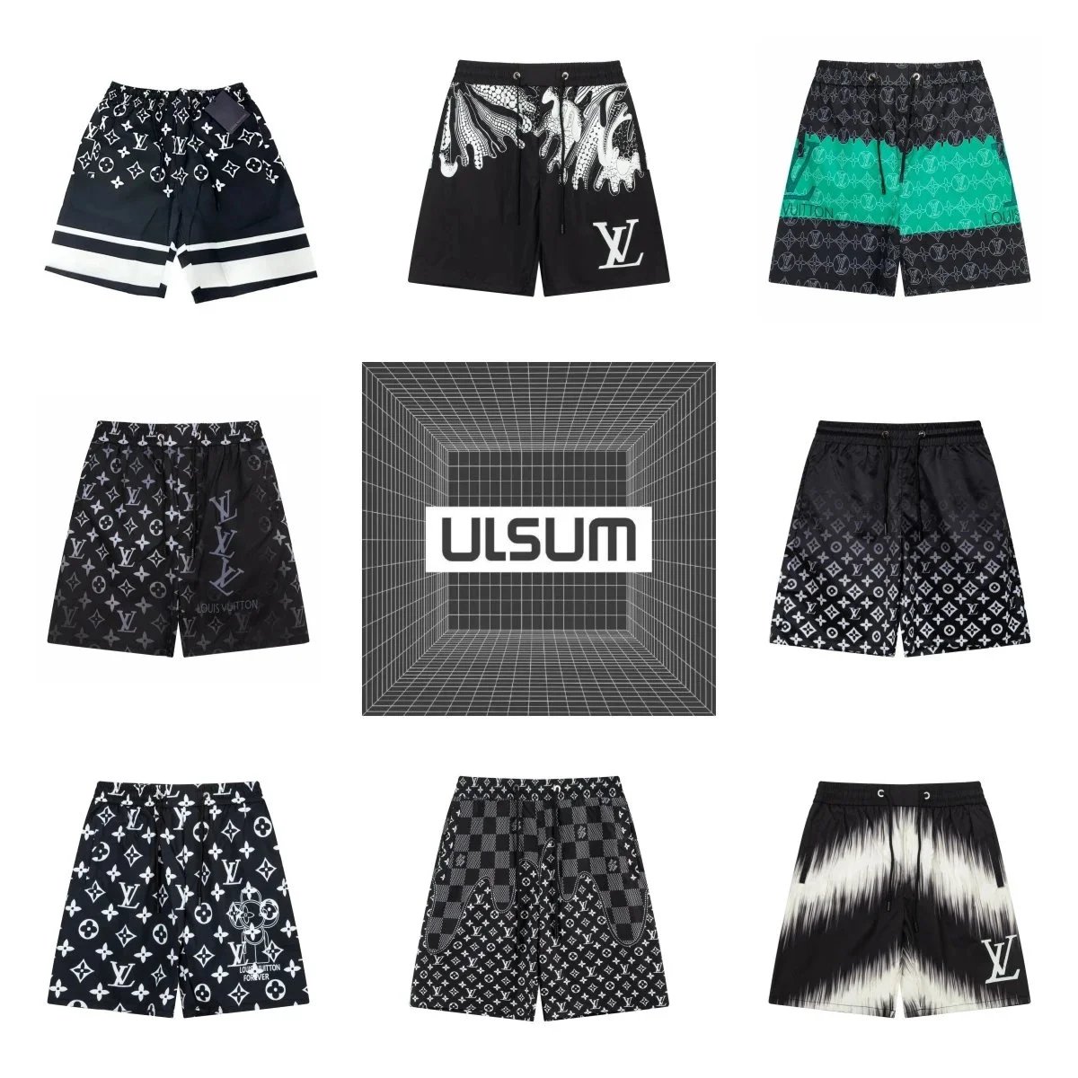 Louis Vuitton Black Shorts