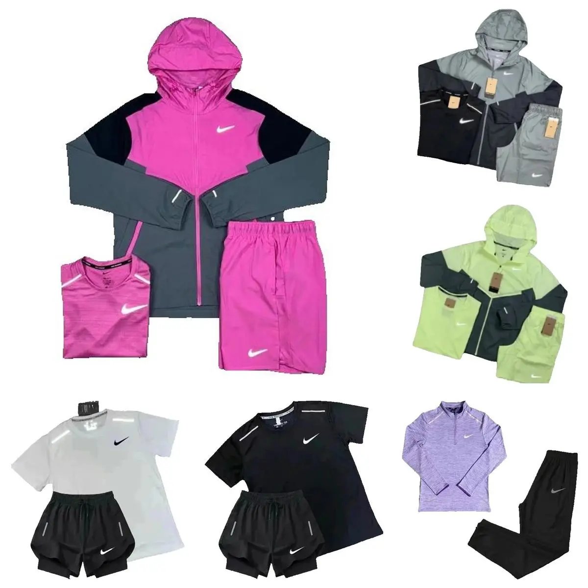 Nike Pink Hooded Jac