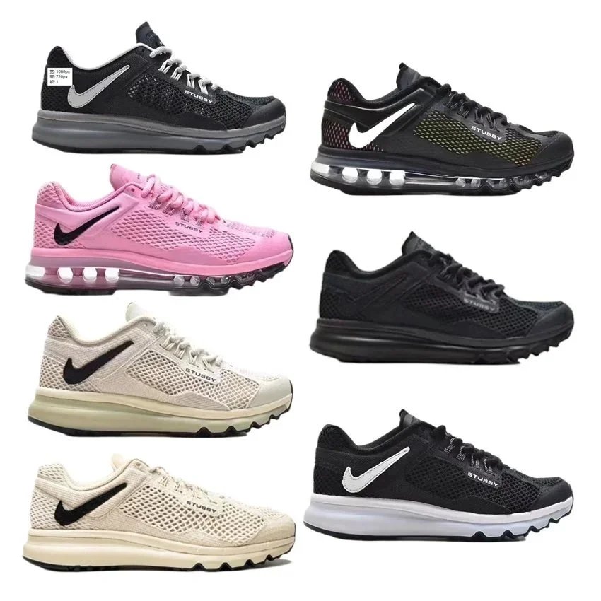 Nike Stussy Black Mesh Running Shoes