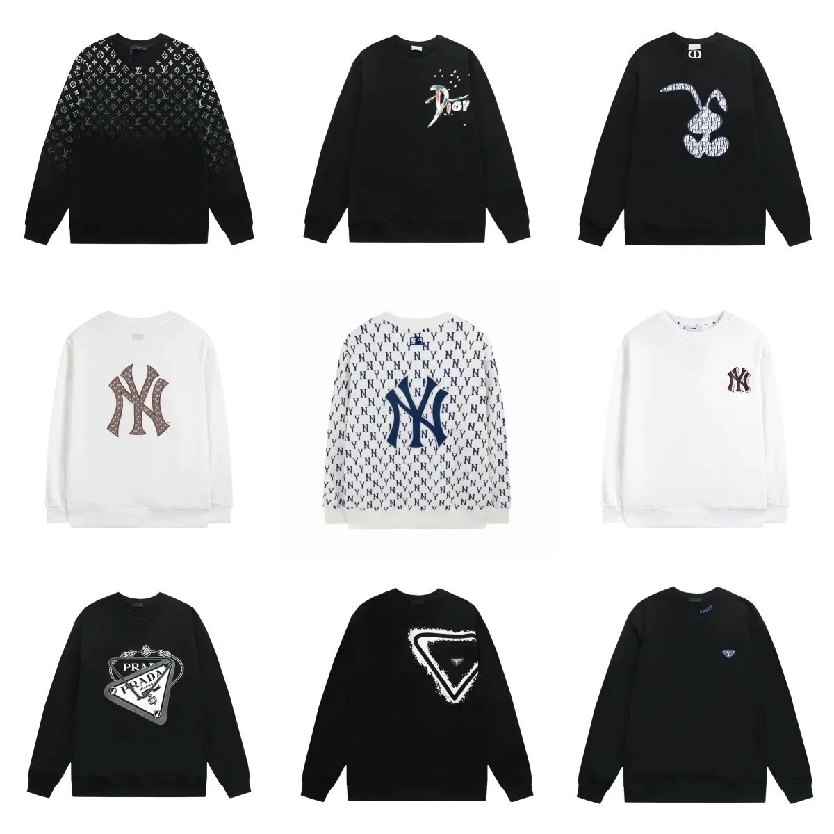 Dior Black Long Sleeve Sweatshirt