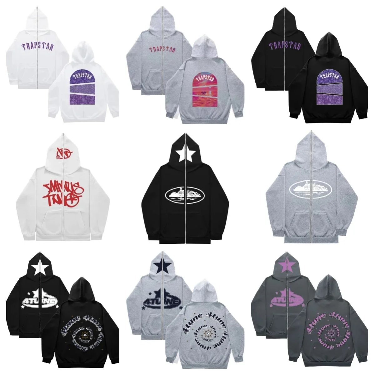 Trapstar Atune Zip-Up Hoodie Collection