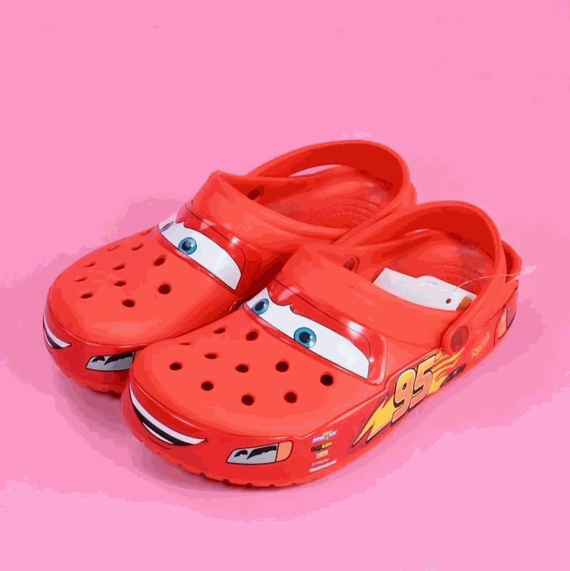 Disney Cars Red Crocs Clogs