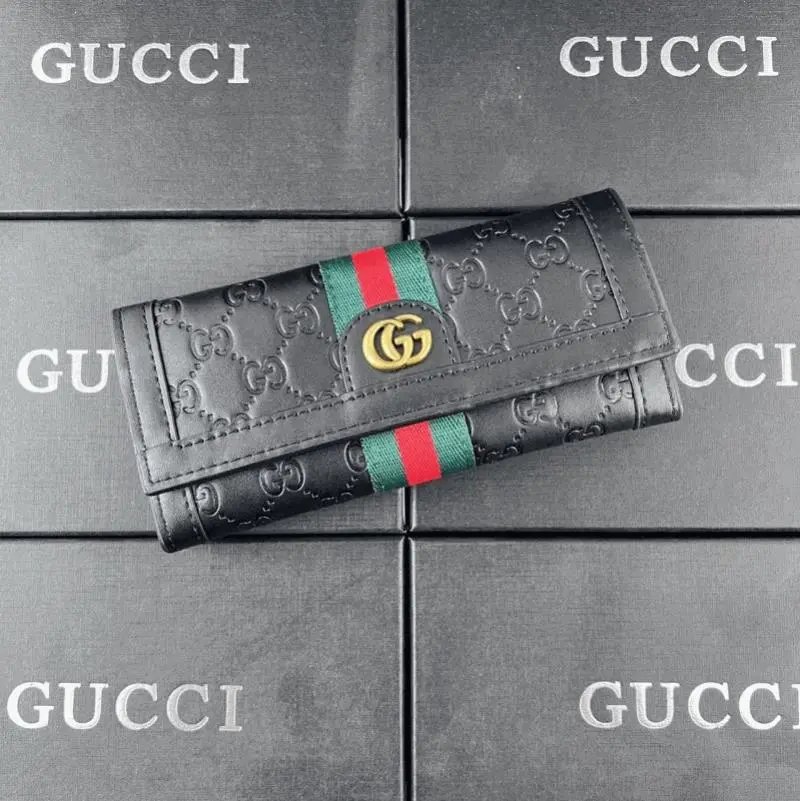 Gucci Black Embossed