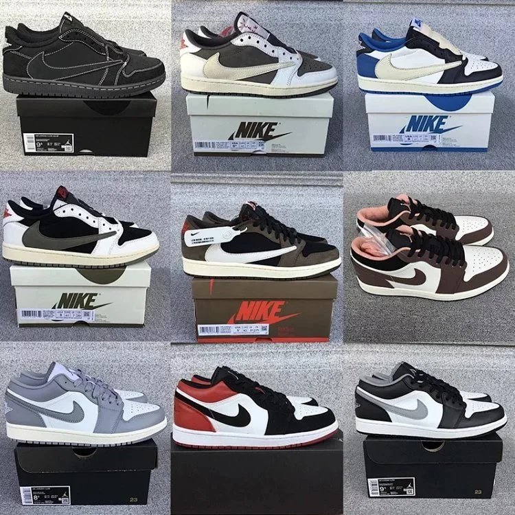 Nike Air Jordan Low Sneakers in Various Colorways