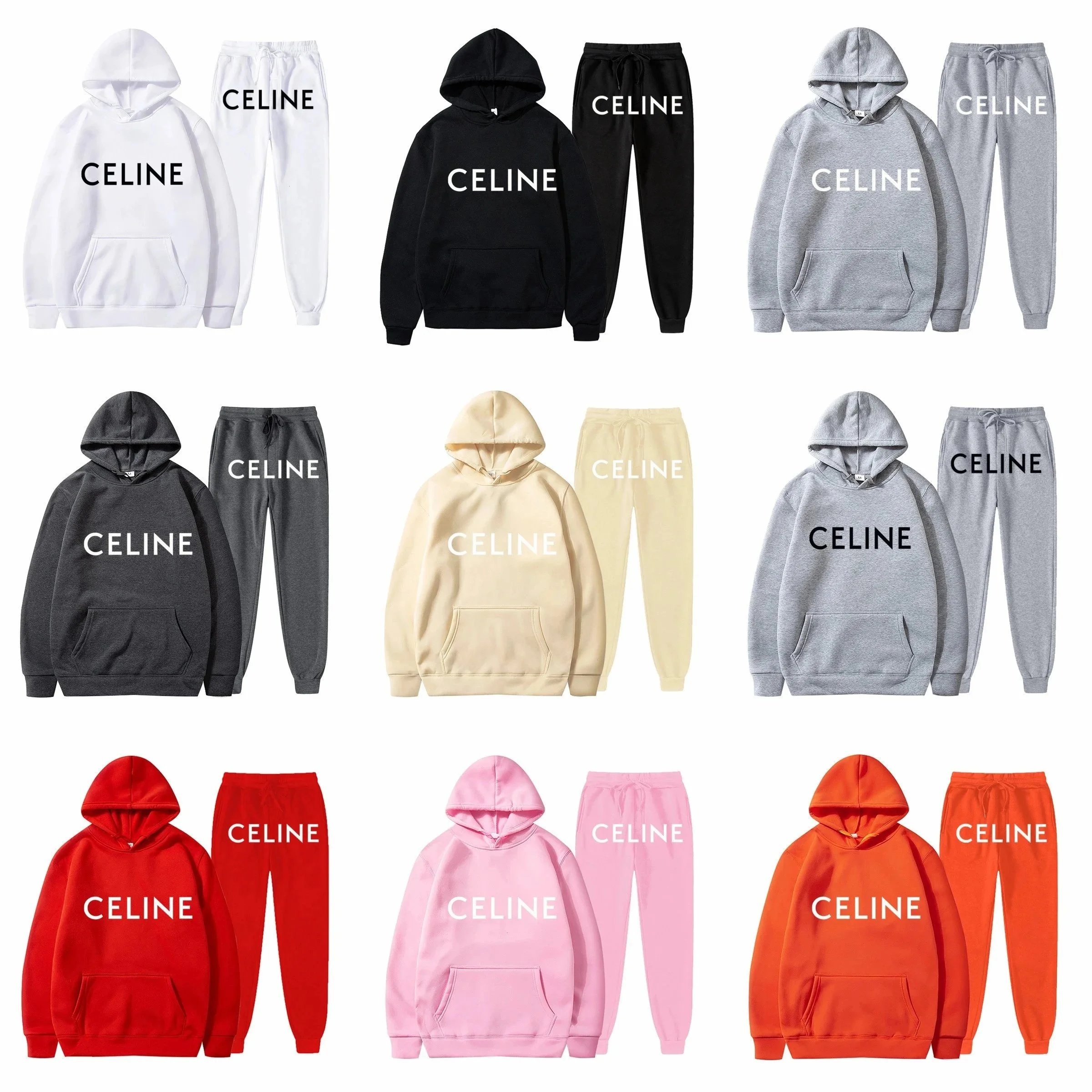 Celine Hoodie and Pants Set in Multiple Colors