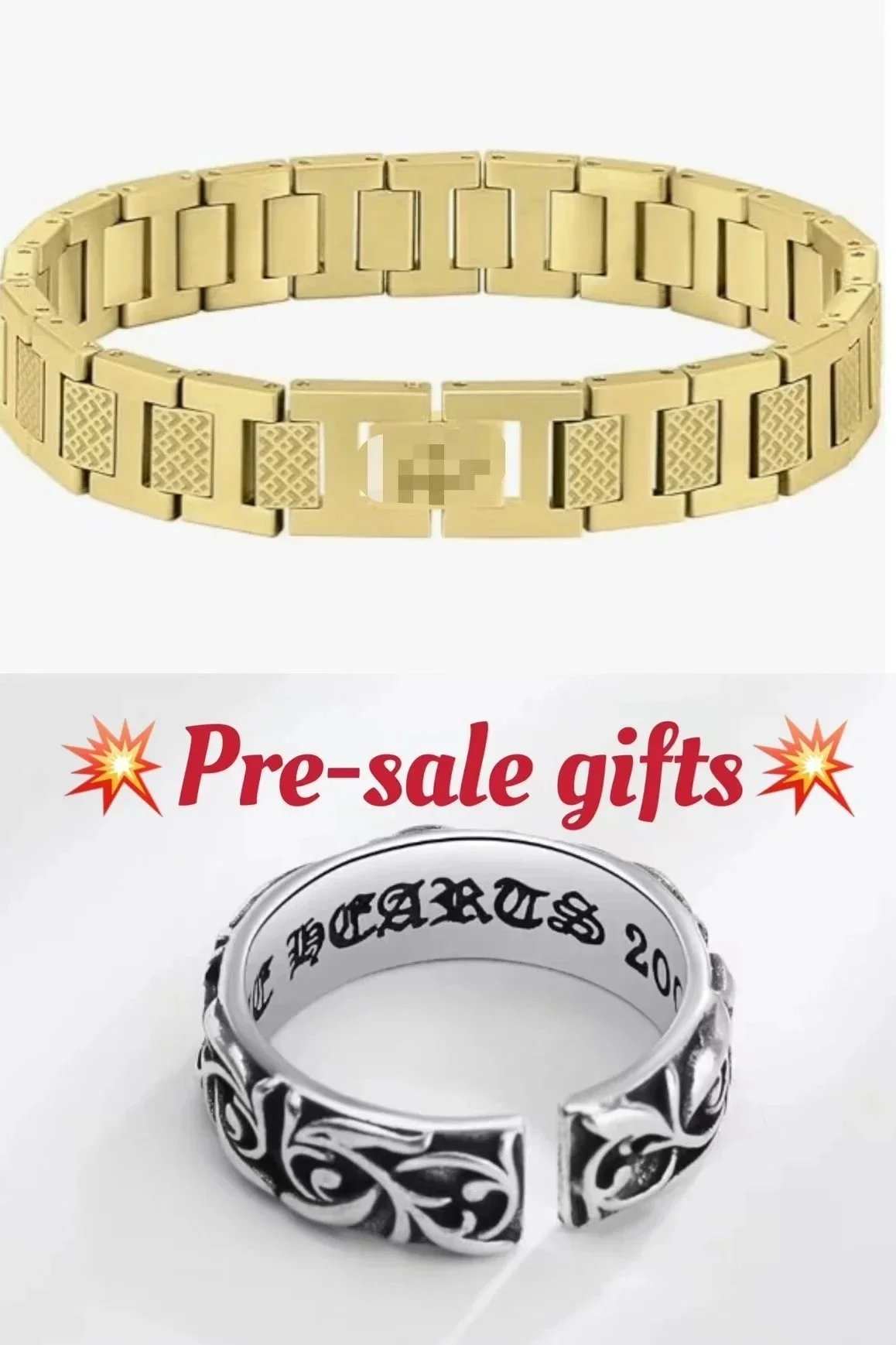 Gold Link Bracelet a