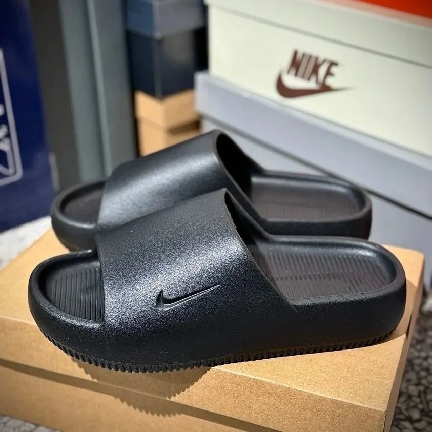 Nike Black Slide Sandals