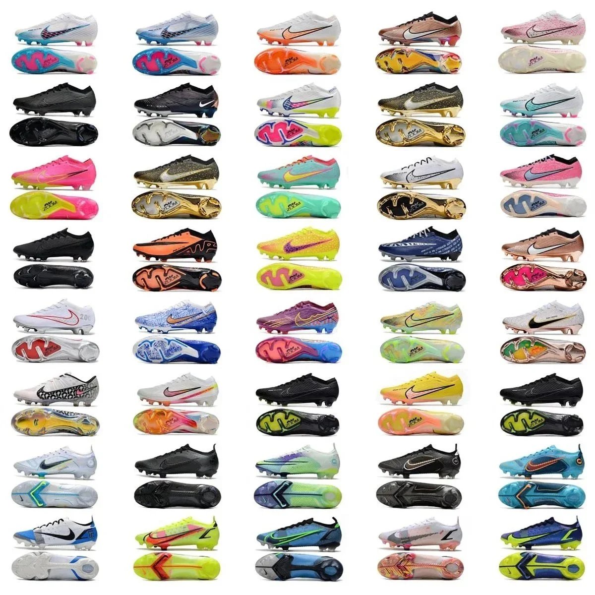 Nike Football Cleats Various Colors and Styles